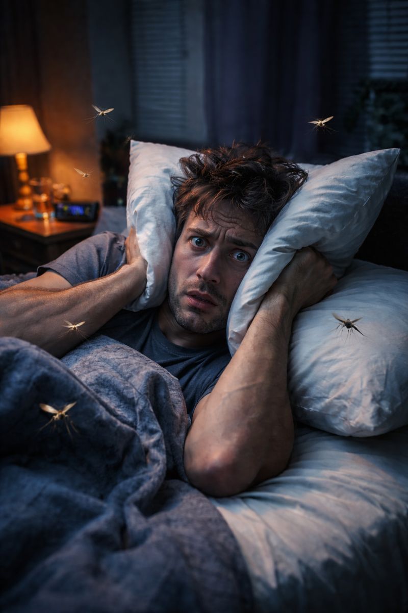 Waarom hoor je muggen ’s nachts zoemen?